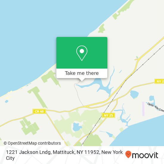 Mapa de 1221 Jackson Lndg, Mattituck, NY 11952