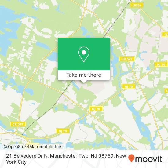 21 Belvedere Dr N, Manchester Twp, NJ 08759 map