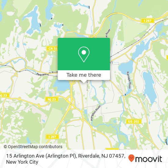 15 Arlington Ave (Arlington Pl), Riverdale, NJ 07457 map
