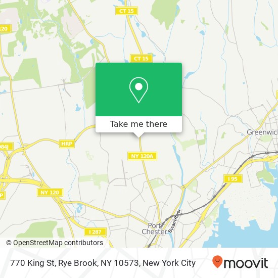 Mapa de 770 King St, Rye Brook, NY 10573