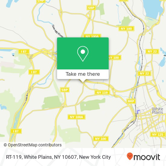 RT-119, White Plains, NY 10607 map