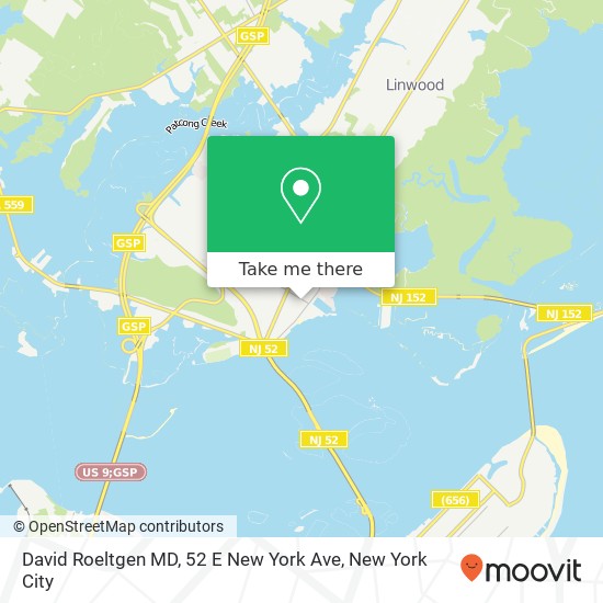 David Roeltgen MD, 52 E New York Ave map