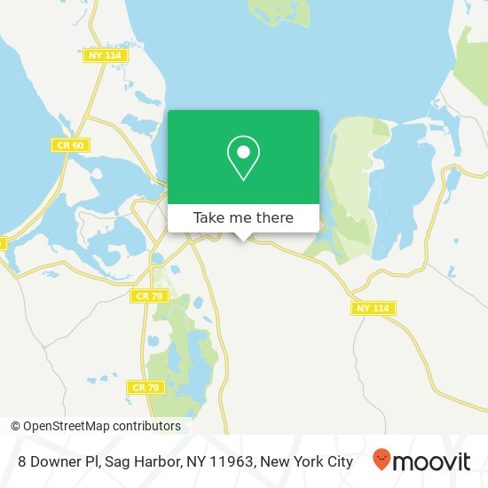 8 Downer Pl, Sag Harbor, NY 11963 map