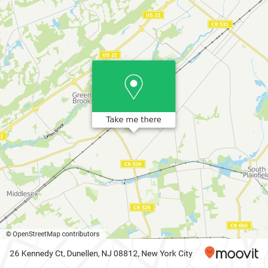 26 Kennedy Ct, Dunellen, NJ 08812 map