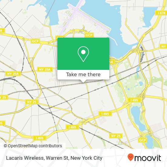 Lacan's Wireless, Warren St map