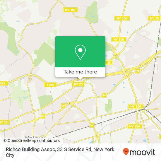 Richco Building Assoc, 33 S Service Rd map