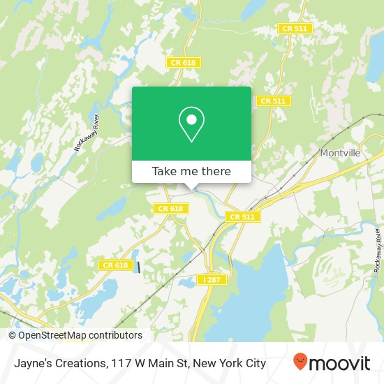 Mapa de Jayne's Creations, 117 W Main St