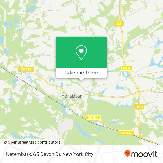 Mapa de Netembark, 65 Devon Dr