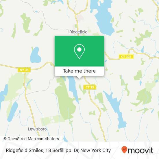 Mapa de Ridgefield Smiles, 18 Serfillippi Dr