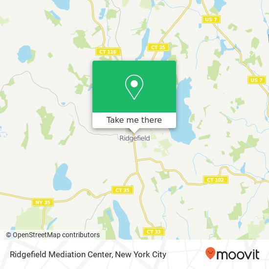 Ridgefield Mediation Center map