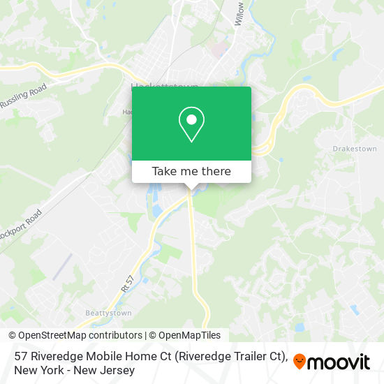 Mapa de 57 Riveredge Mobile Home Ct (Riveredge Trailer Ct)