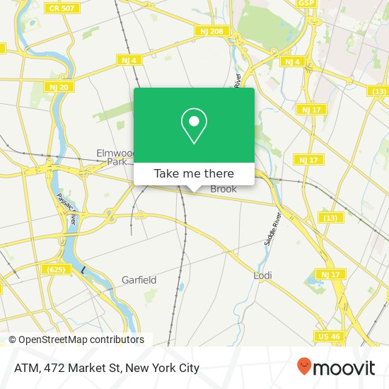 ATM, 472 Market St map