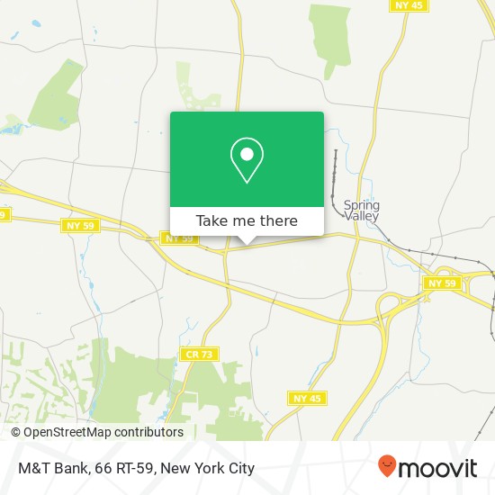 Mapa de M&T Bank, 66 RT-59