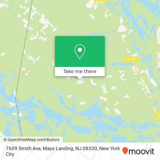 7609 Smith Ave, Mays Landing, NJ 08330 map