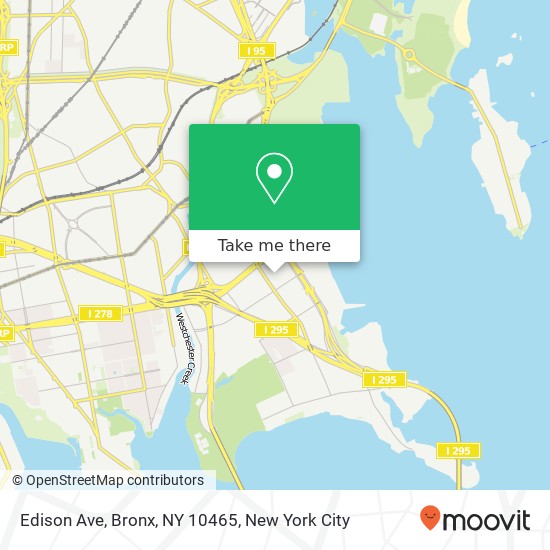 Edison Ave, Bronx, NY 10465 map