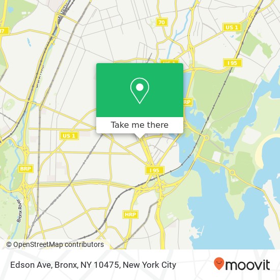 Edson Ave, Bronx, NY 10475 map