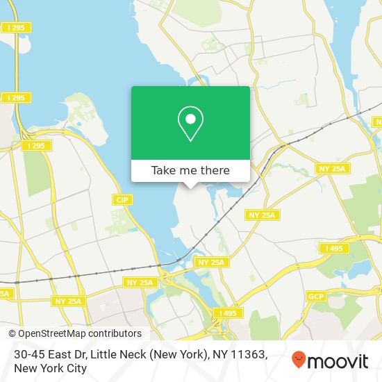 Mapa de 30-45 East Dr, Little Neck (New York), NY 11363