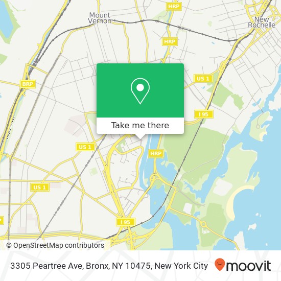 3305 Peartree Ave, Bronx, NY 10475 map