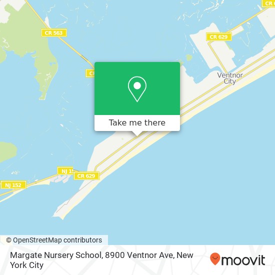 Margate Nursery School, 8900 Ventnor Ave map