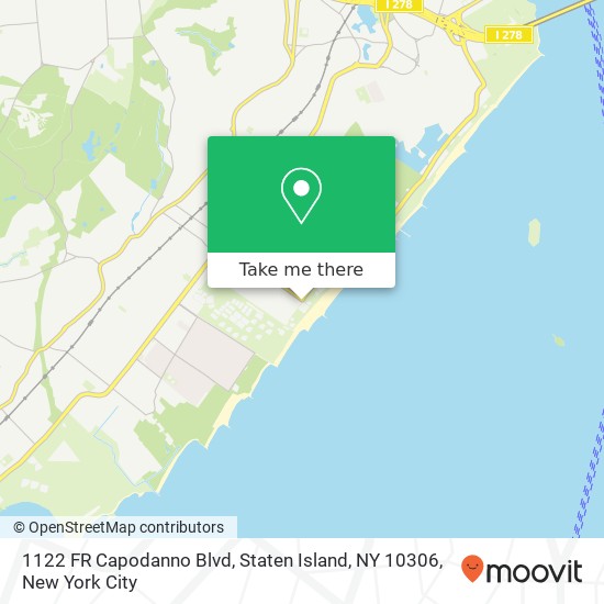 1122 FR Capodanno Blvd, Staten Island, NY 10306 map