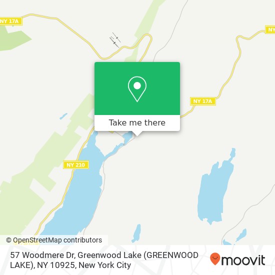 57 Woodmere Dr, Greenwood Lake (GREENWOOD LAKE), NY 10925 map