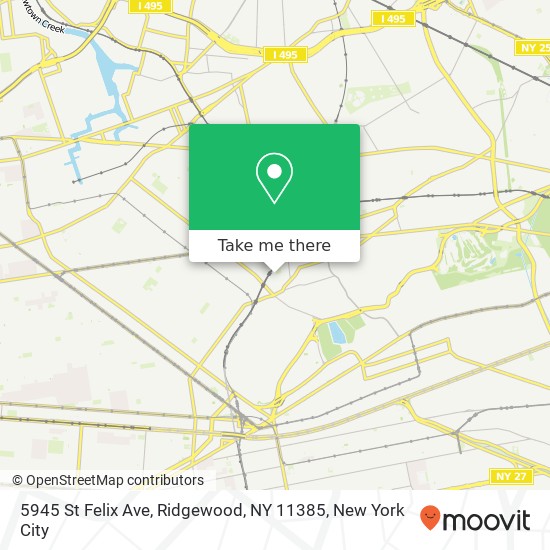 5945 St Felix Ave, Ridgewood, NY 11385 map