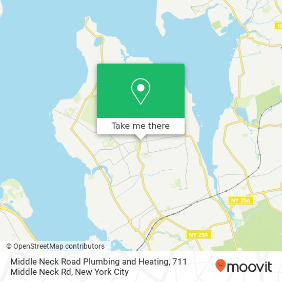 Mapa de Middle Neck Road Plumbing and Heating, 711 Middle Neck Rd