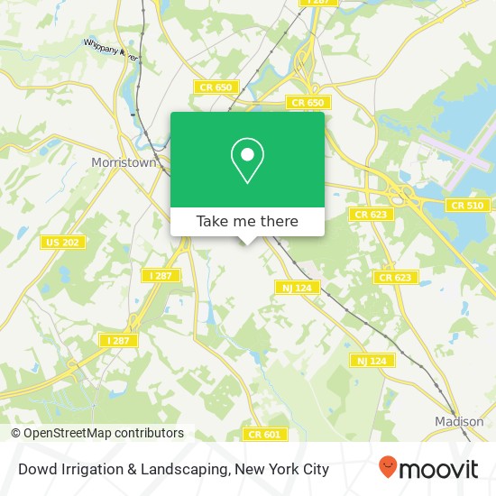 Dowd Irrigation & Landscaping map