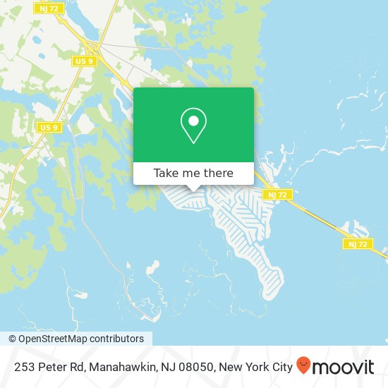 253 Peter Rd, Manahawkin, NJ 08050 map