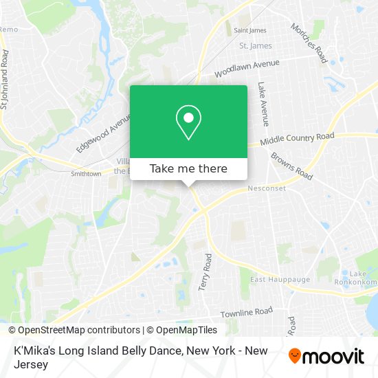 Mapa de K'Mika's Long Island Belly Dance