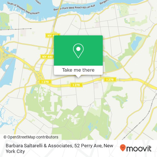 Mapa de Barbara Saltarelli & Associates, 52 Perry Ave