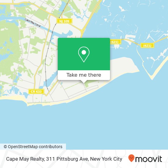 Cape May Realty, 311 Pittsburg Ave map