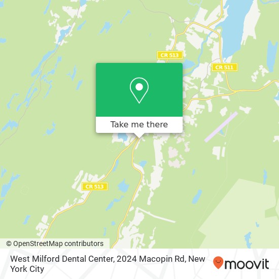 West Milford Dental Center, 2024 Macopin Rd map