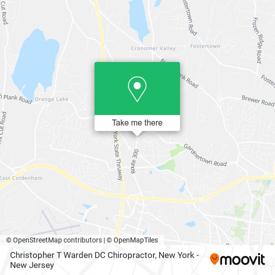 Mapa de Christopher T Warden DC Chiropractor