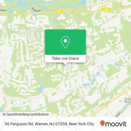 96 Ferguson Rd, Warren, NJ 07059 map