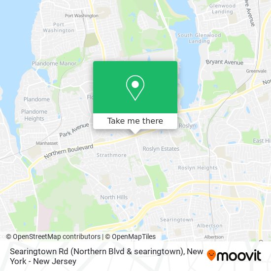 Searingtown Rd (Northern Blvd & searingtown) map