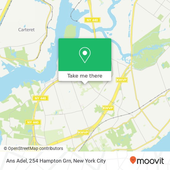 Ans Adel, 254 Hampton Grn map