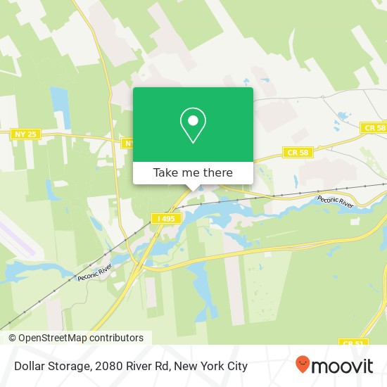 Dollar Storage, 2080 River Rd map