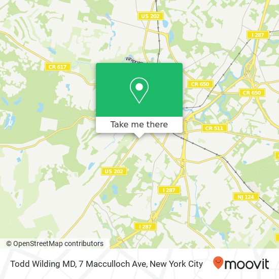 Todd Wilding MD, 7 Macculloch Ave map