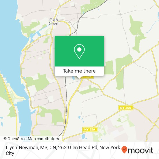 Mapa de Llynn' Newman, MS, CN, 262 Glen Head Rd