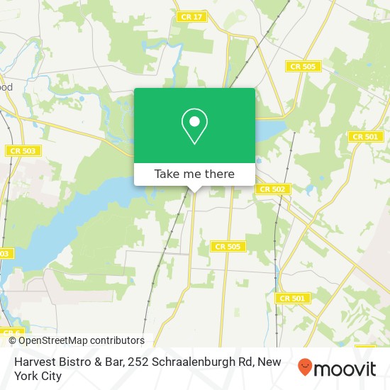 Harvest Bistro & Bar, 252 Schraalenburgh Rd map