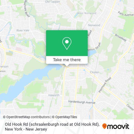 Mapa de Old Hook Rd (schraalenburgh road at Old Hook Rd)