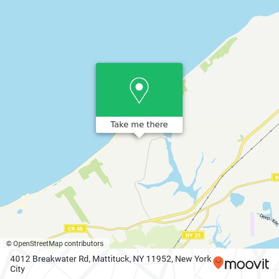 4012 Breakwater Rd, Mattituck, NY 11952 map
