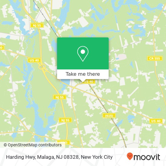 Harding Hwy, Malaga, NJ 08328 map
