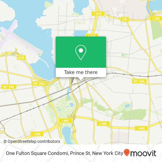 Mapa de One Fulton Square Condomi, Prince St