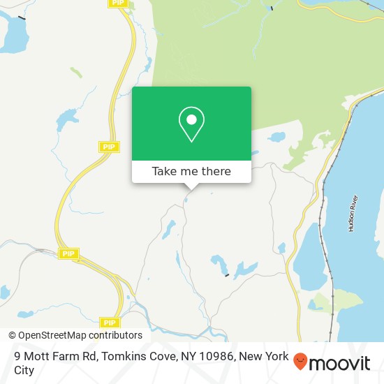 Mapa de 9 Mott Farm Rd, Tomkins Cove, NY 10986