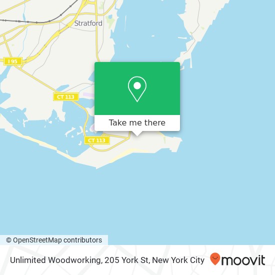 Unlimited Woodworking, 205 York St map