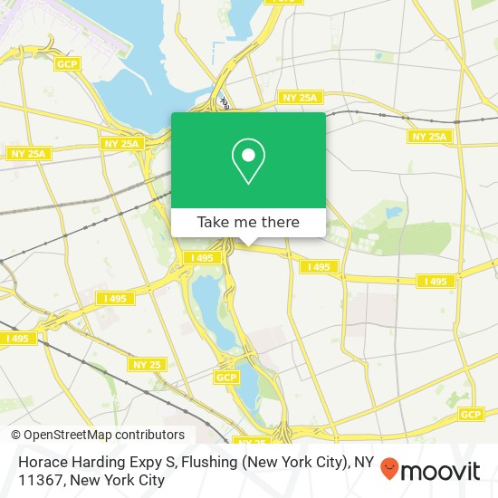 Mapa de Horace Harding Expy S, Flushing (New York City), NY 11367