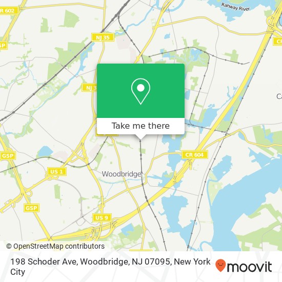 198 Schoder Ave, Woodbridge, NJ 07095 map