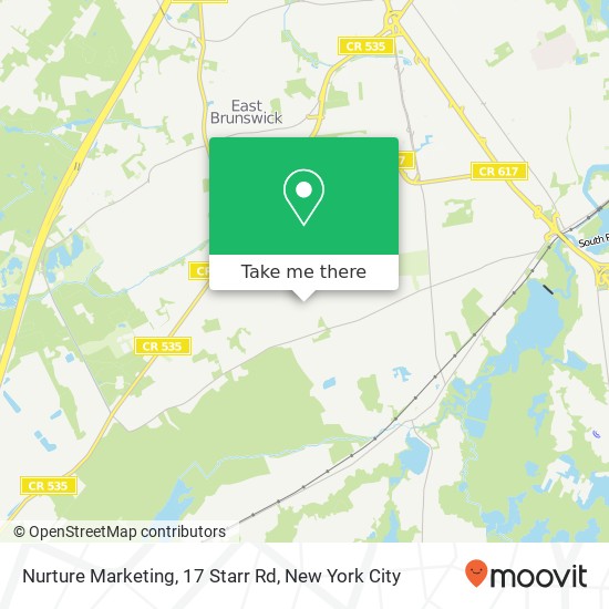 Mapa de Nurture Marketing, 17 Starr Rd